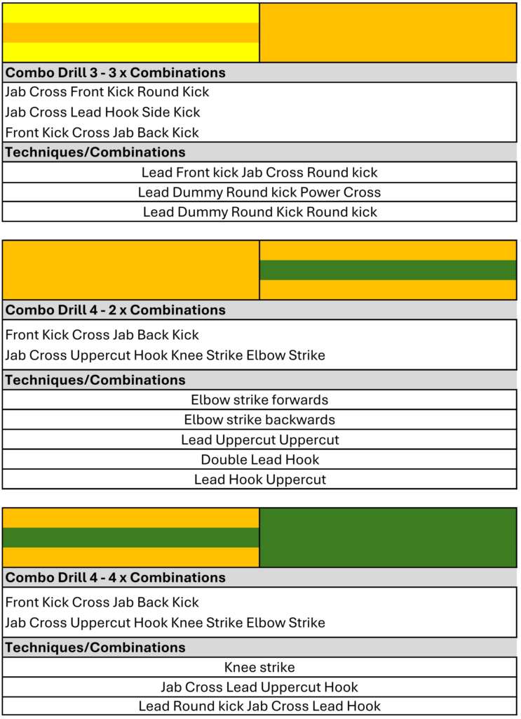 Kickboxing Syllabus to Ist Dan 20253