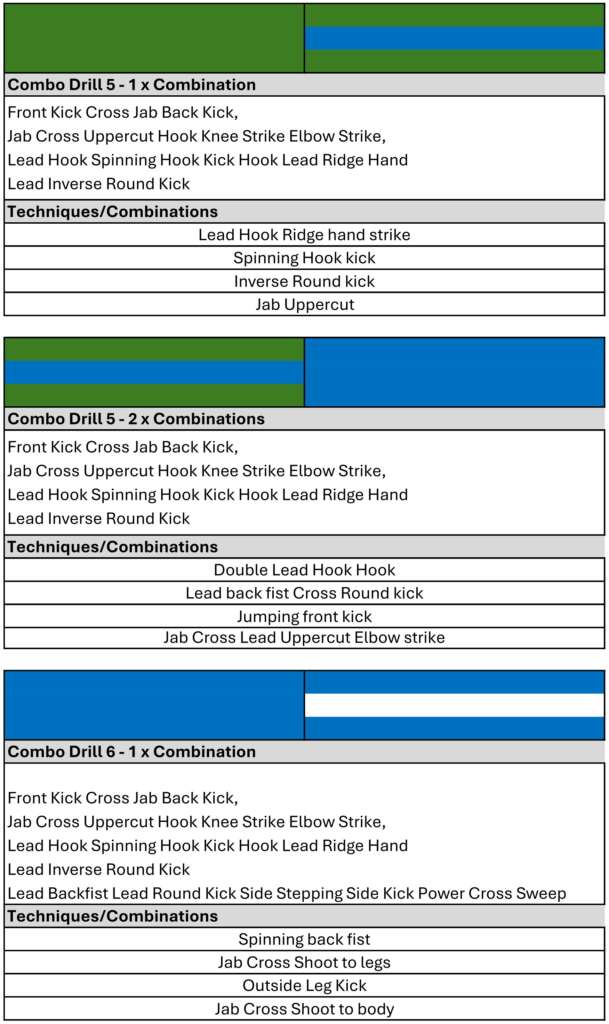 Kickboxing Syllabus to Ist Dan 20254